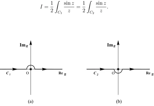 Figura 1.2: Cammini C 1 e C 2 che aggirano l’origine