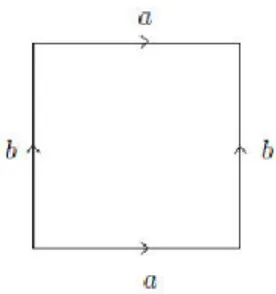 Figura 1.3: quoziente del quadrato omeomorfo al toro