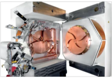 Figura 1.2: Il Ciclotrone PETTRACE, 1.2 m x 1.3 m 17 MeV. Foto di: General Electric Healthcare.