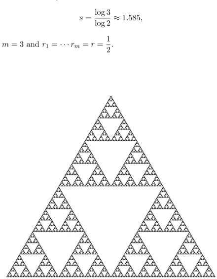 Figure 3.5: A picture of a T k which tends to the Sierpinski triangle.