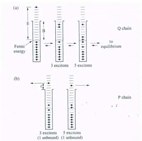 Figura 1.6: Rappresentazione schematica dei primi istanti di una reazione indotta da un nucleone nell’exciton model.