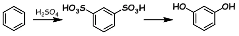 Figura 9: struttura chimica del resorcinolo. 