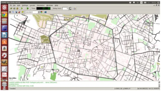 Figura 4.2: Esempio Sumo GUI