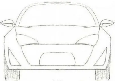 Figura 8 Disegni cartacei ortogonali in scala: vista frontale 