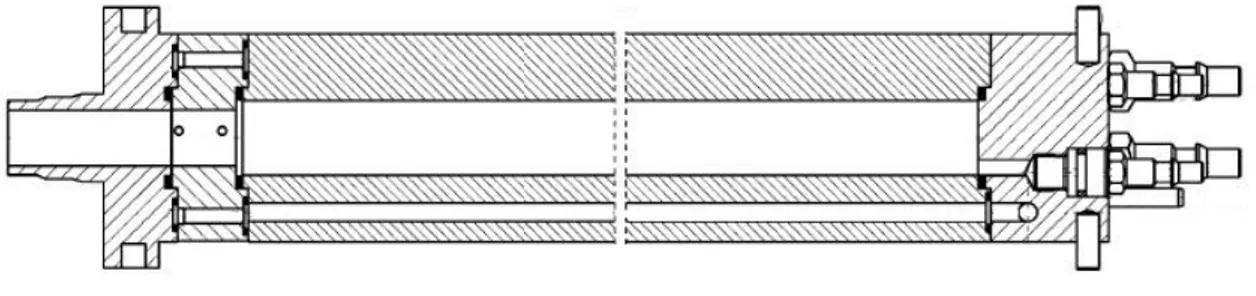 Figure 1.14: Scheme of 11 C target.[6]