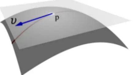 Figure 2.1: A tangent vector as an arrow