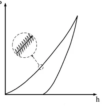 Figura 2.6 - Curva di indentazione in Sinus mode Consideriamo quindi una forza di tipo armonico: