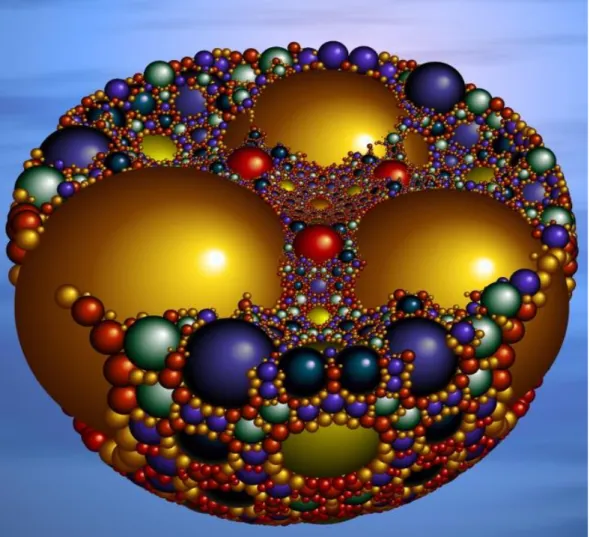 Figura 3.1: esempio di un impacchettamento di sfere. 