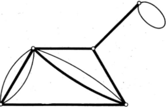 Figura 2.5: Un grafo con evidenziato un suo grafo semplice sottostante Sia G un grafo, e supponiamo che V 0 sia un sottoinsieme non vuoto di V (G)