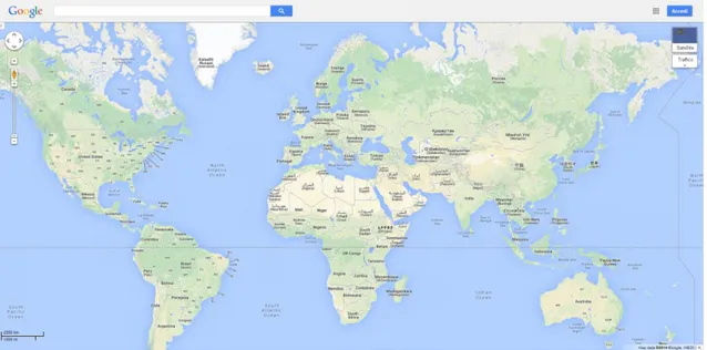 Figura 1.1: Google Maps – Mappa 
