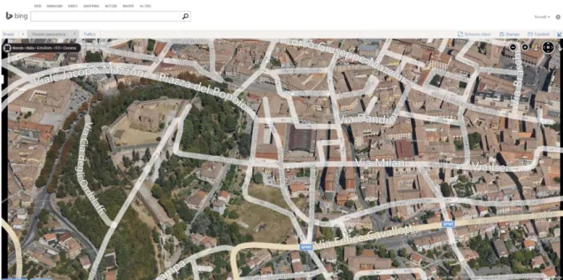 Figura 1.10: Bing Maps – Area 