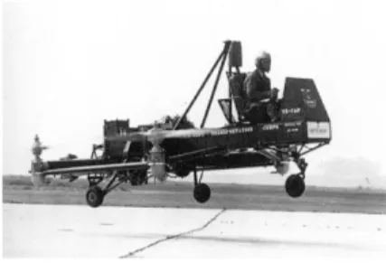 Figura 2: Il velivolo Curtiss-Wright VZ-7 durante un test