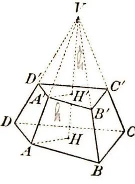 Figura 2.1: Tronco di piramide [7, Enriques]