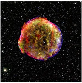 Figura 9: Supernova 1572, anche conosciuta co- co-me Supernova di Tycho, dal noco-me dello scopritore: Tycho Brahe.