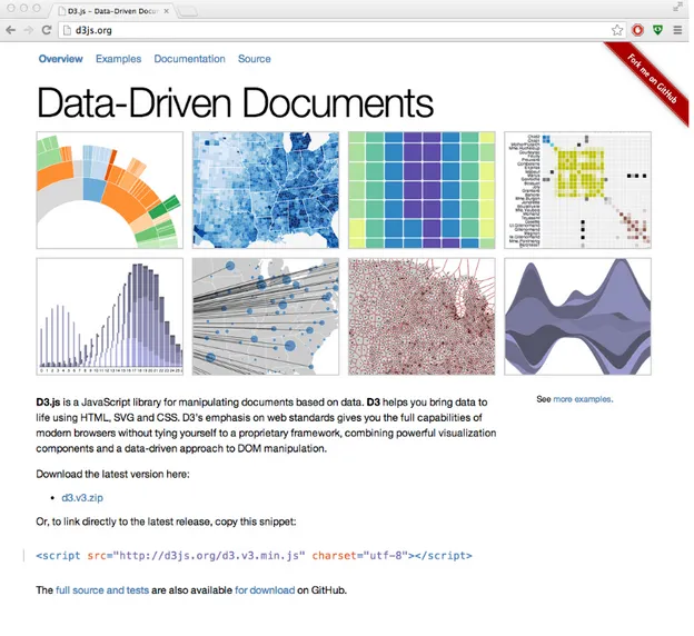 Figura 4.2: Sito del progetto D3 [10]