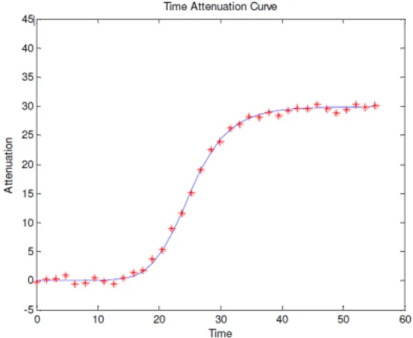 Figura 2.3: Una TAC, Time Attenuation Curve