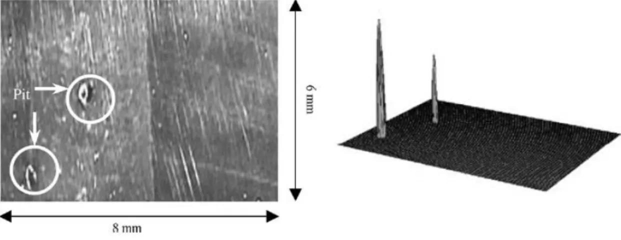 Figura 3.9 - Rilevamento di pits con la tecnica SRET (15). 