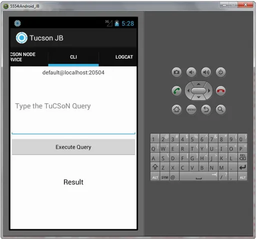Figura 2.7: Uno screenshot dell’emulatore Android, in grado di riprodurre un qualsiasi dispositivo esistente