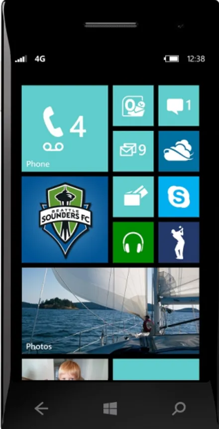 Figura 5 - Interfaccia Windows Phone 8 