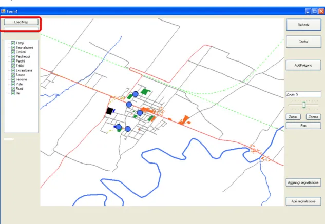 Figura 4.2 Pulsante Load Map 