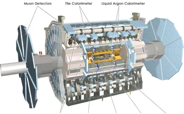 Figura 2.2: L’esperimento ATLAS
