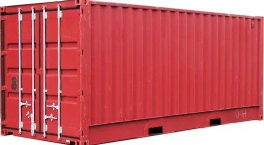 Tabella 1.1-2 – Andamento mondiale movimentazione container dal 1990 al 2005 Figura 1.1.2 – Container marittimo da trasporto