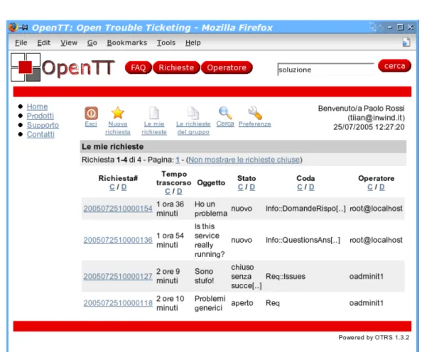 Figura 2.1: Interfaccia utente OpenTT
