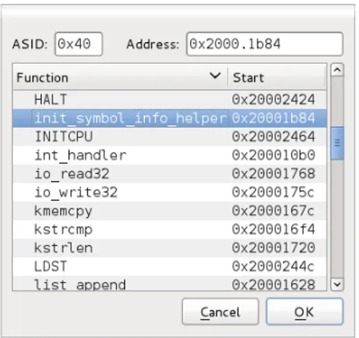 Figure 3.5: The breakpoint insertion dialog.