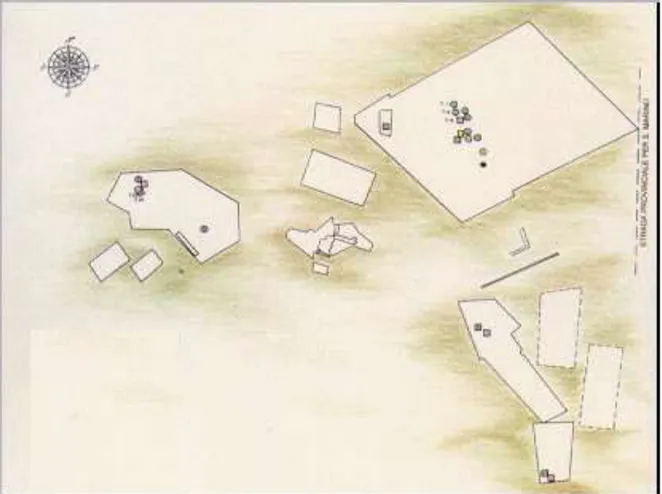 Fig. 16 – Planimetria della Necropoli La Pegge 