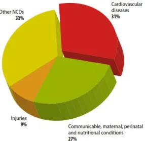 Fig. 1: distribuzione delle maggiori cause di morte. Immagine proveniente  da[5]  