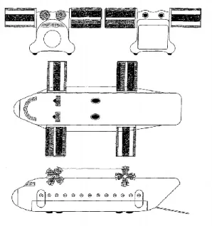 Fig. 1.9 Sistema brevettato in campo aeronautico per generare portanza e resistenza senza ali 