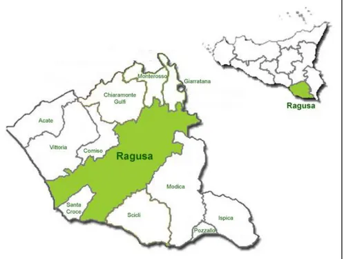 fig. 1 - Provincia di Ragusa 