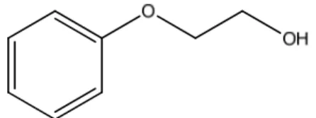 Figura 1: struttura del 2-fenossi-1-etanolo 