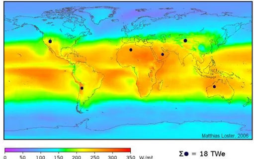 Figura 56 Distribuzione della radiazione solare (fonte: www.wikipedia.it )