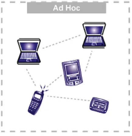 Figura 6: Esempio di rete Ad-Hoc. 