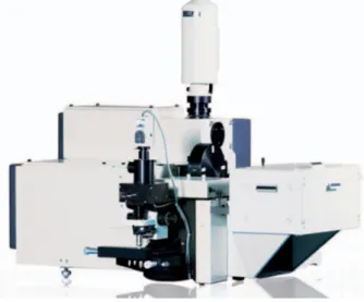 Fig. 7 Spettrometro Raman Jobin Yvon T64000, utilizzato nel lavoro per gli esperimenti Raman 
