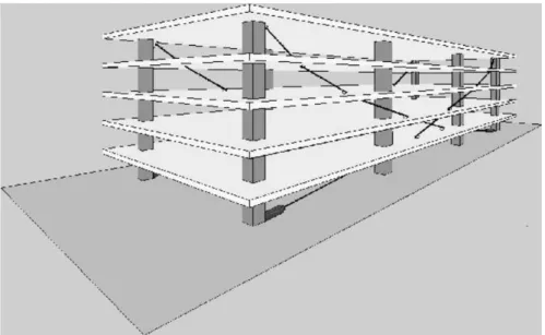 Figura 2.18 – Rappresentazione schematica dei cavi smorzanti del progetto di ricerca SPIDER 