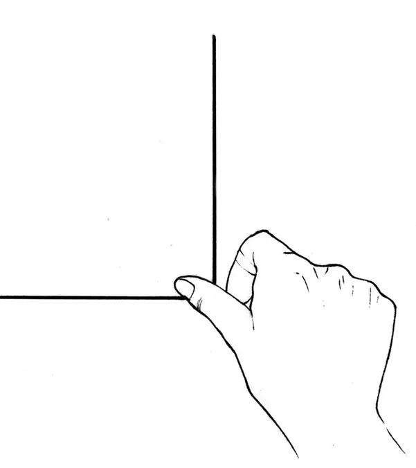 Figura 2.2: Valutazione dell’ampiezza di un angolo