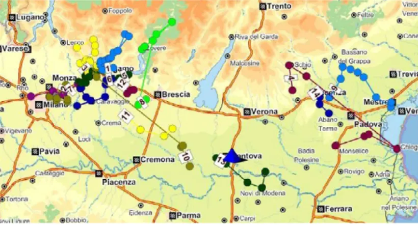 Figura 2.2: Alcune gite mostrate da Intertour