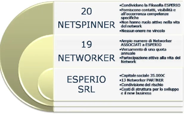 Figura 1.2 - L'assetto organizzativo della società