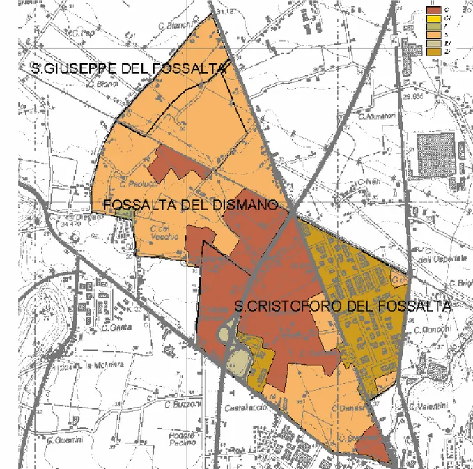 Figura 5 – Uso dei suoli nell’area di interesse. 