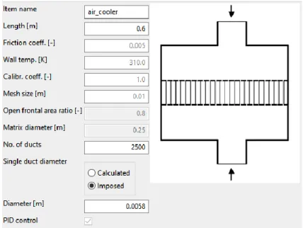 Figure 2-23 DuctMatrix object in GasdynPre 