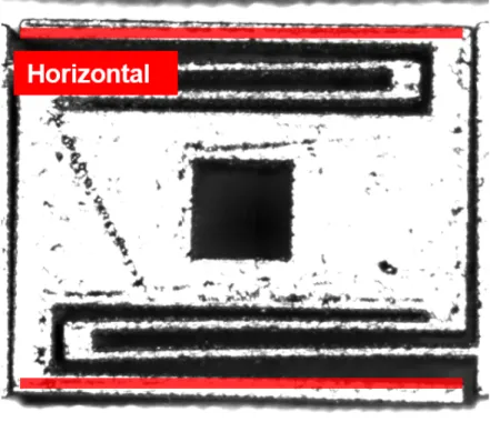 Figure 2.2: Thermal deformations in one of our sensors