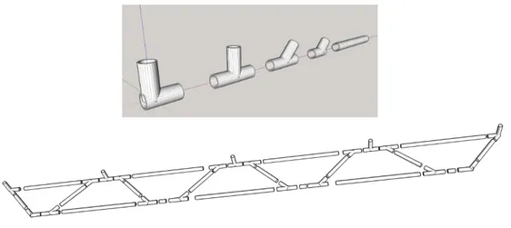 Figure 2.16: Disposition of the reinforcing bars in the plastic sections.