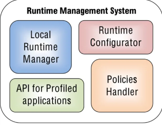 Figure 3.2: The block scheme of the Runtime Management System.