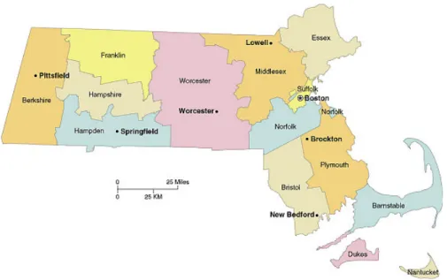 Figure 3.1: Massachussettes state.