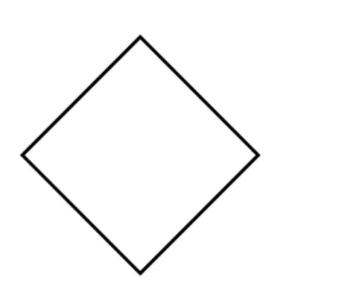 Figura 2.18: Le diramazioni (gateway) sono indicate con un quadrato inclinato di 45 gradi.