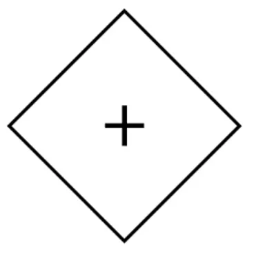 Figura 2.20: Biforcazione o ricongiungimento in due attivit` a parallele si pu` o indicare con un + all’interno del rombo.