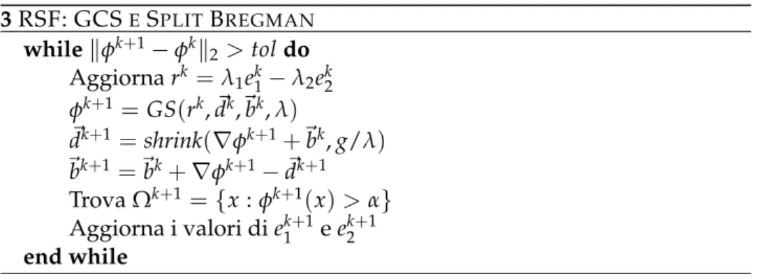Figura 2.2: Confronto tra due tecniche di segmentazione entrambe risolte con l’algoritmo di Split-Bregman; tratto da [72].