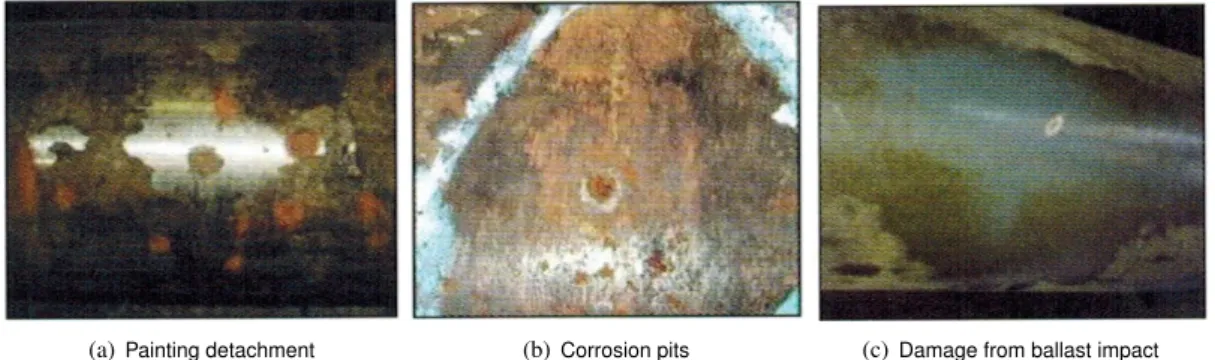 Figure 1.1: Different kind of damaging of an in-service railway axle